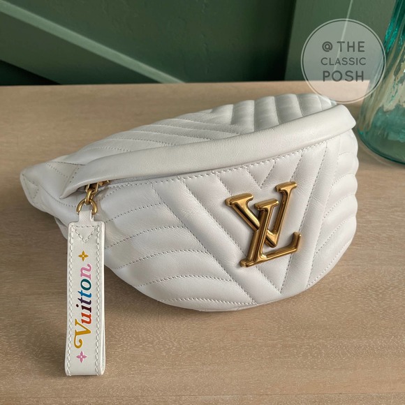 Louis Vuitton Handbags - ❌SOLD❌Used Louis Vuitton New Wave Bumbag Belt Bag White MI1119